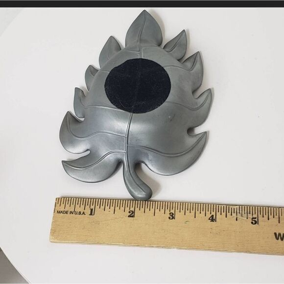PEWTER Leaf Trinket Jewelry Dish Home Shelf Decor - Picture 5 of 8